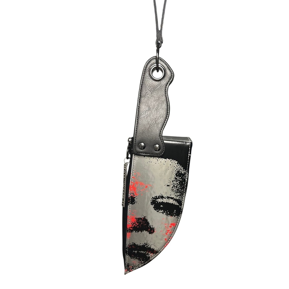 Halloween II Michael Myers Butcher Knife Clutch Wristlet Bag Silver